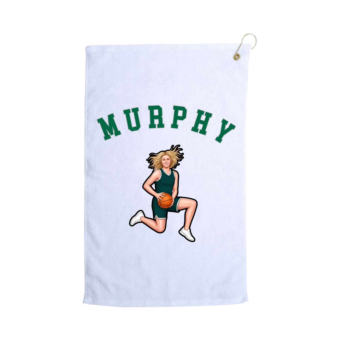 Golf Towel — Shirsey Arch in White