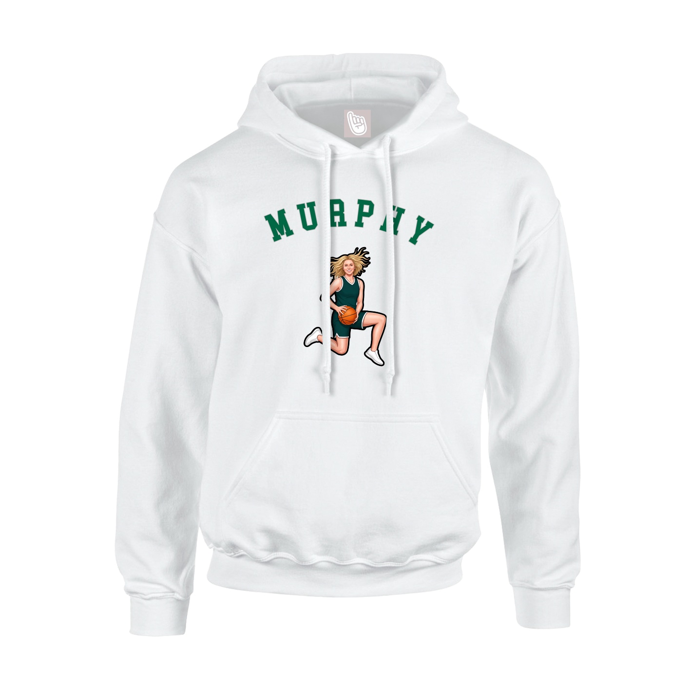 Hoodie — Shirsey Arch in White