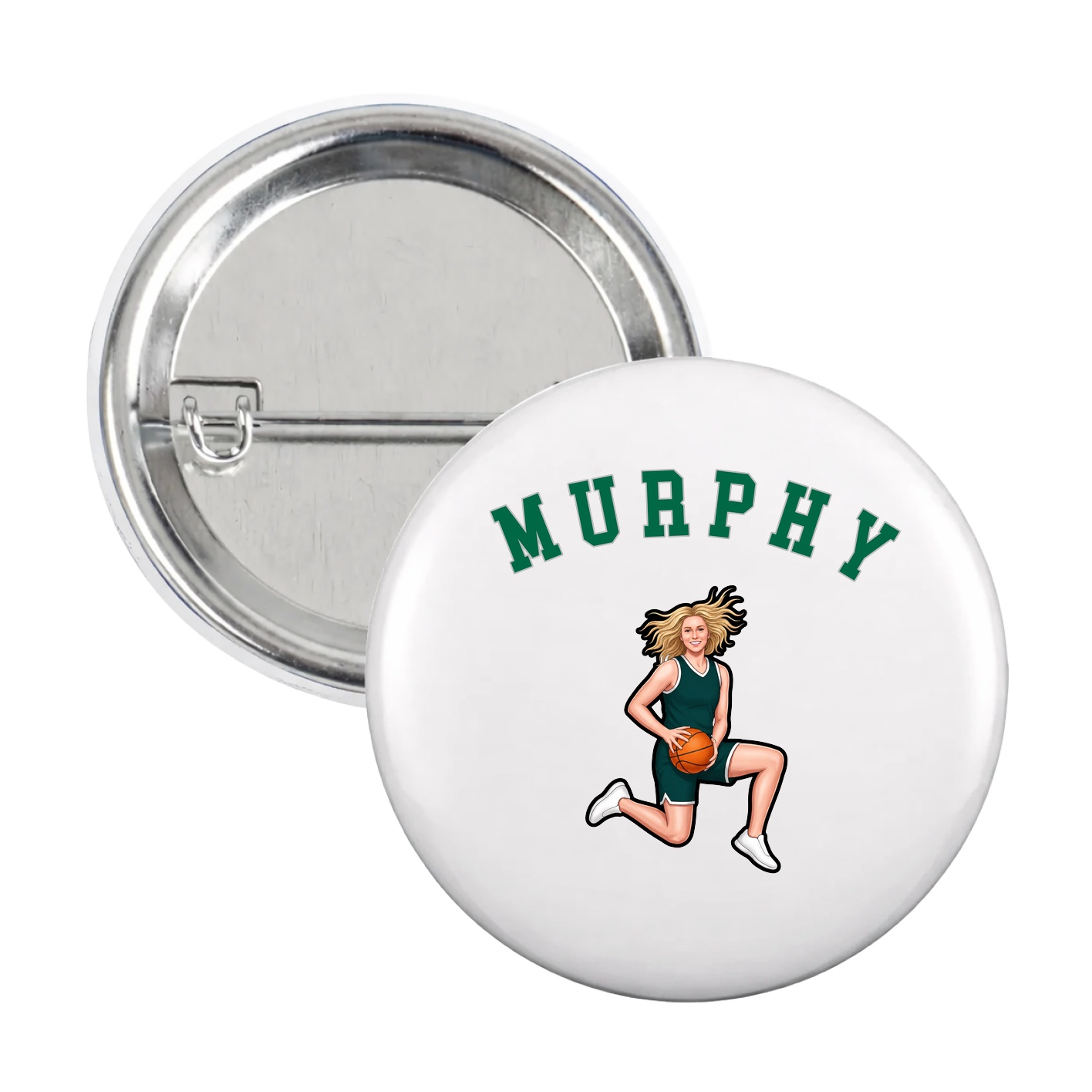 Game Day Button — Shirsey Arch in White