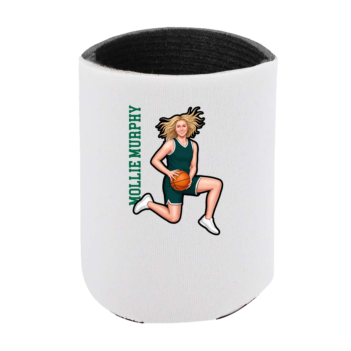 Can Holder — Name Vertical in White