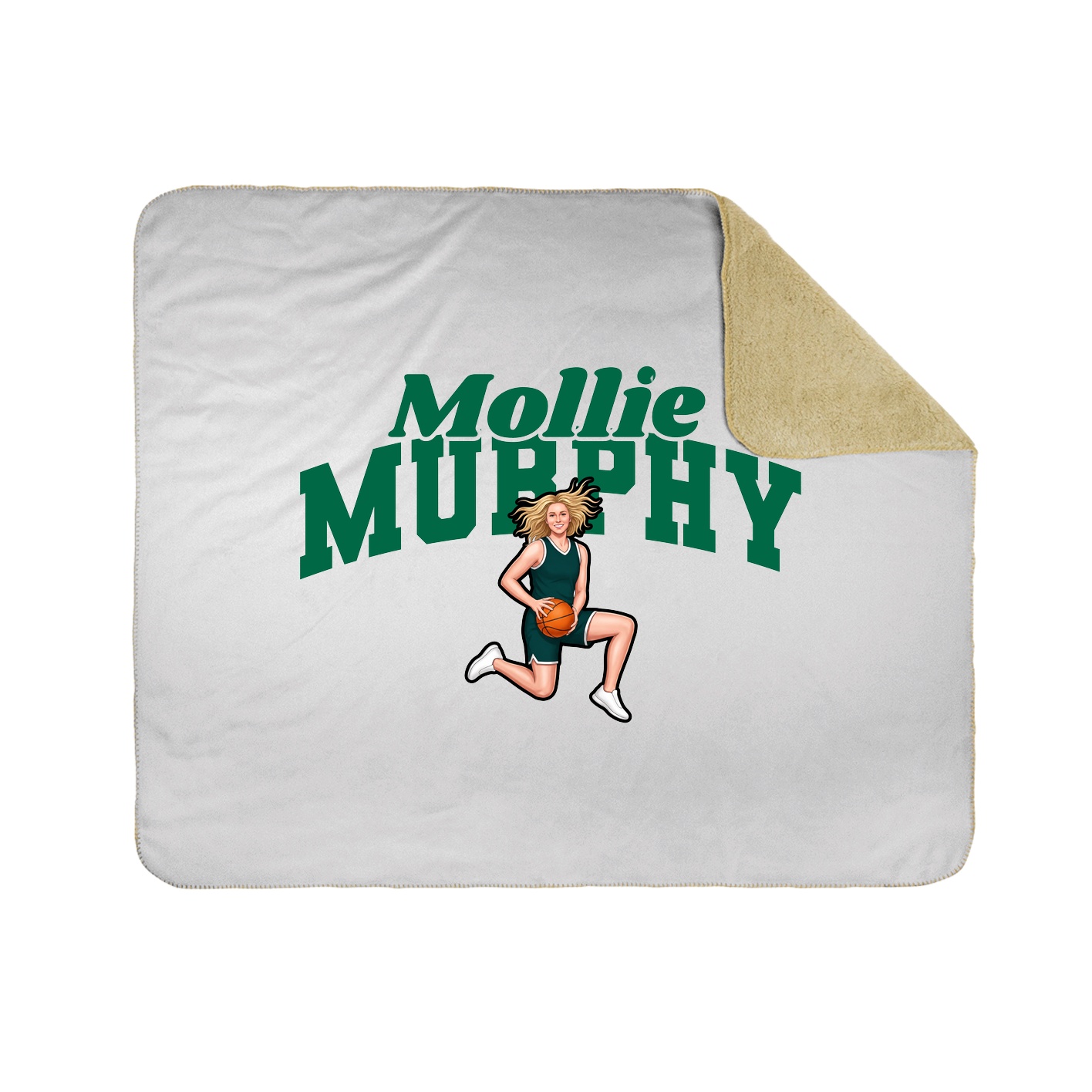 Throw Blanket — Signature Arch in White