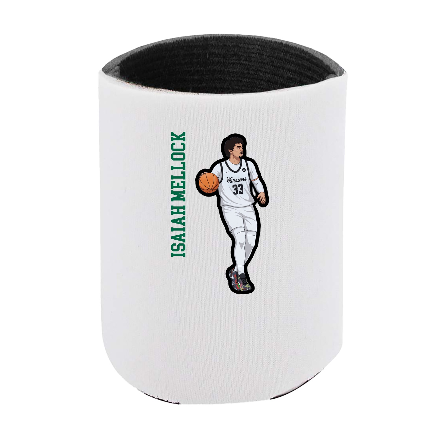 Can Holder — Name Vertical in White
