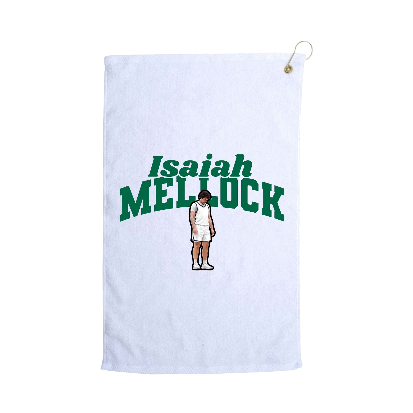 Golf Towel — Signature Arch in White