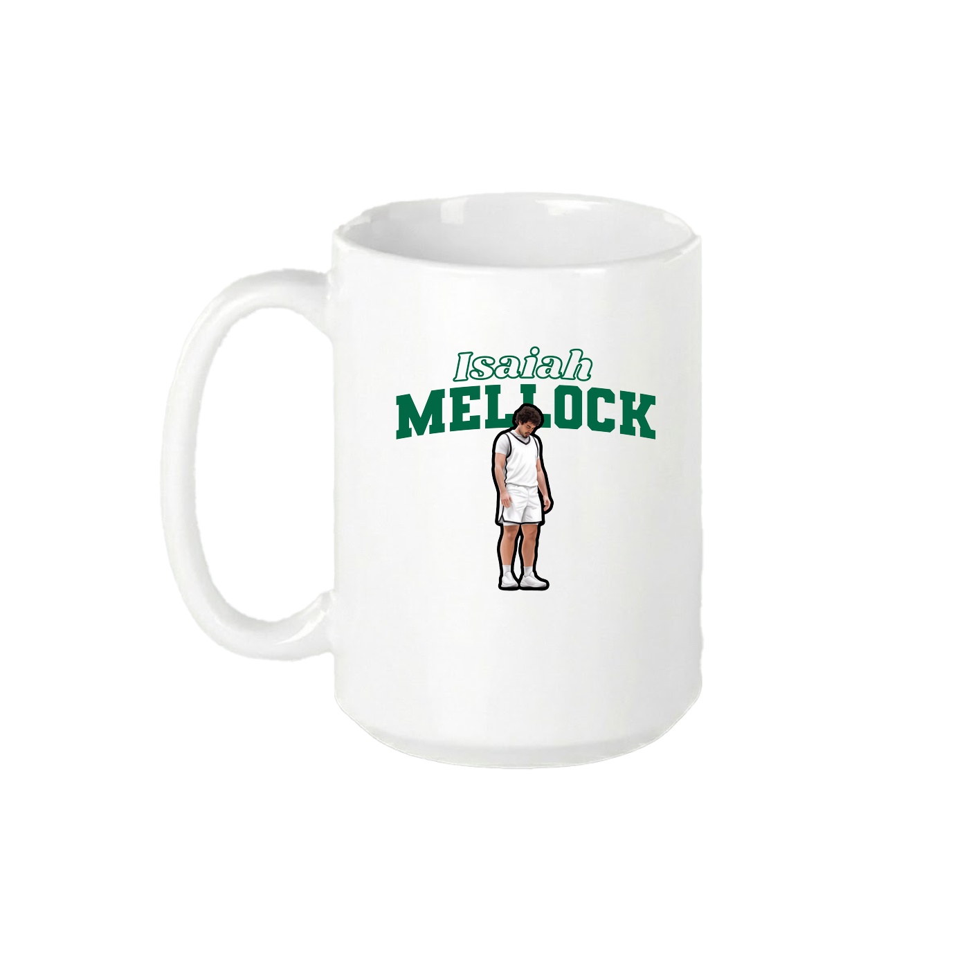 15oz Coffee Mug — Name Arch in White
