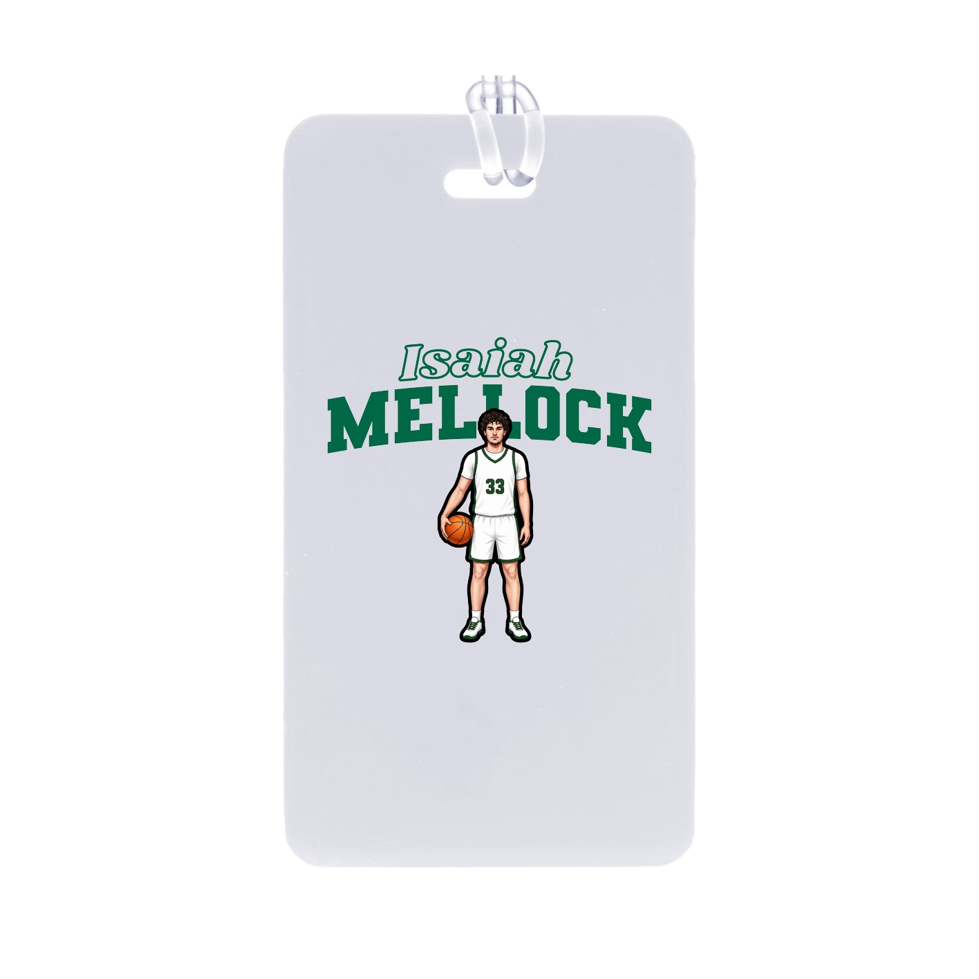 Bag Tag — Name Arch in Classic
