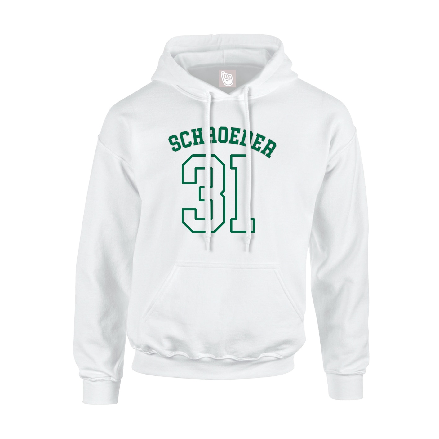 Hoodie — Shirsey Arch in White