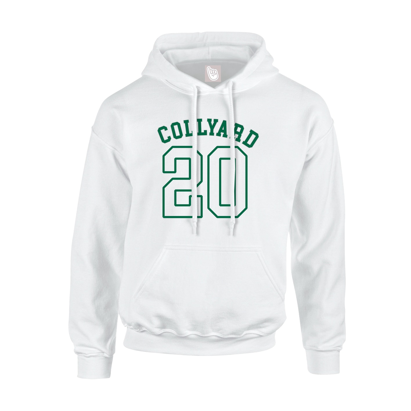 Youth Hoodie — Shirsey Arch in White