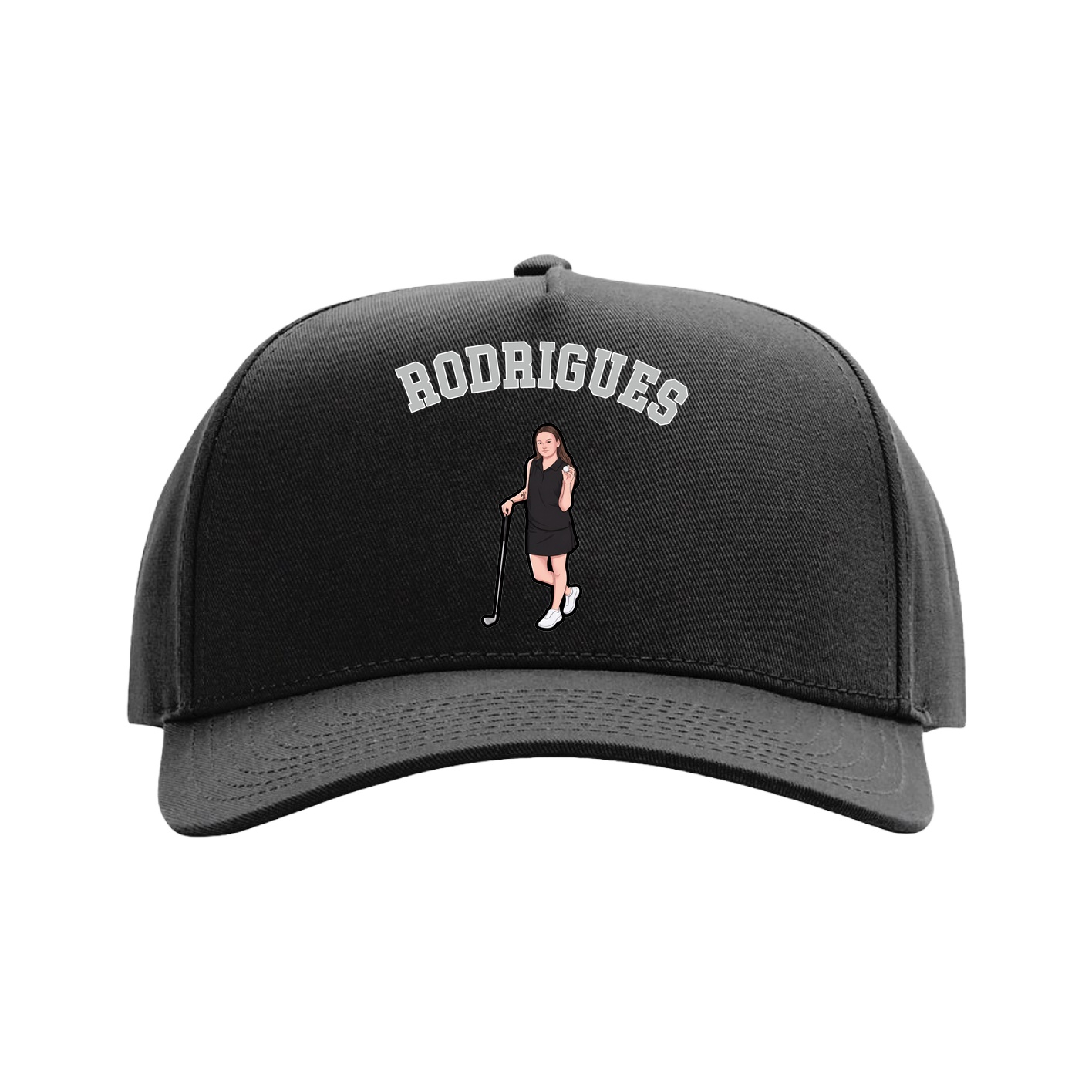 Full Fabric Five-Panel Champ Cap