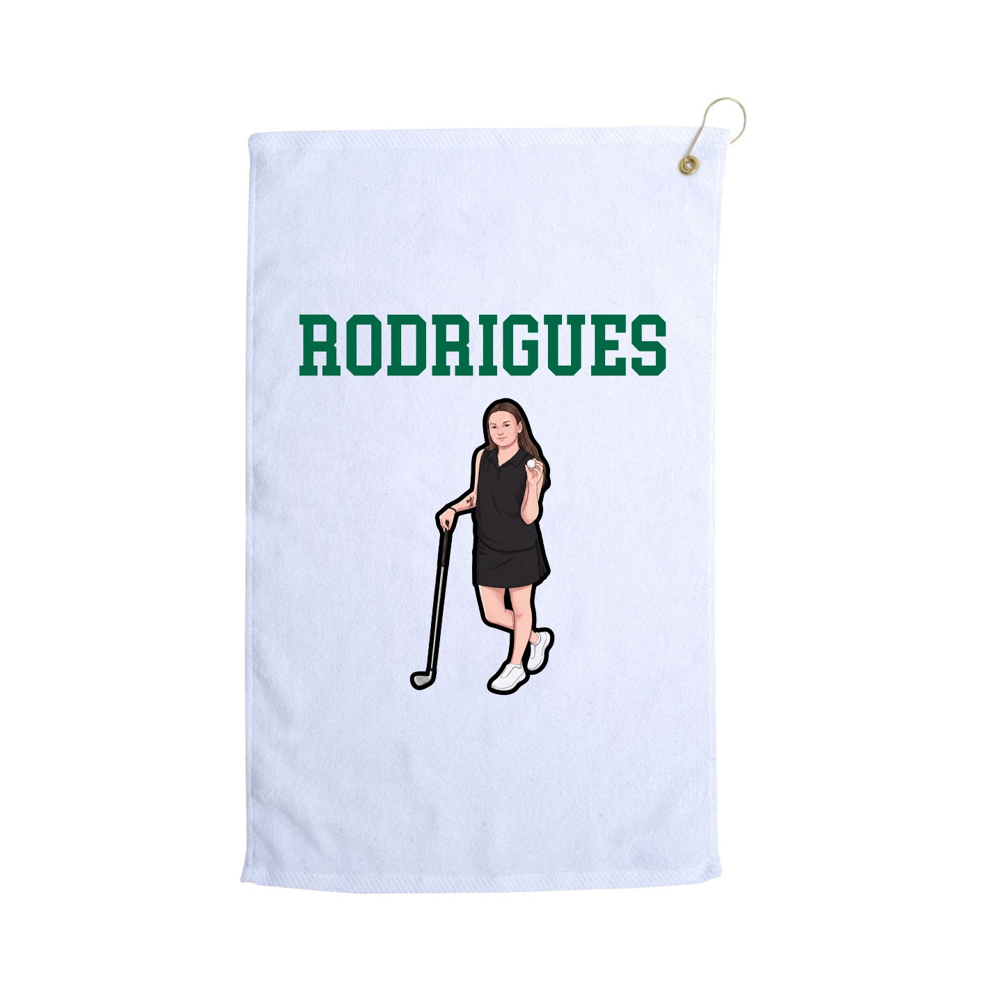 Golf Towel — Shirsey in White