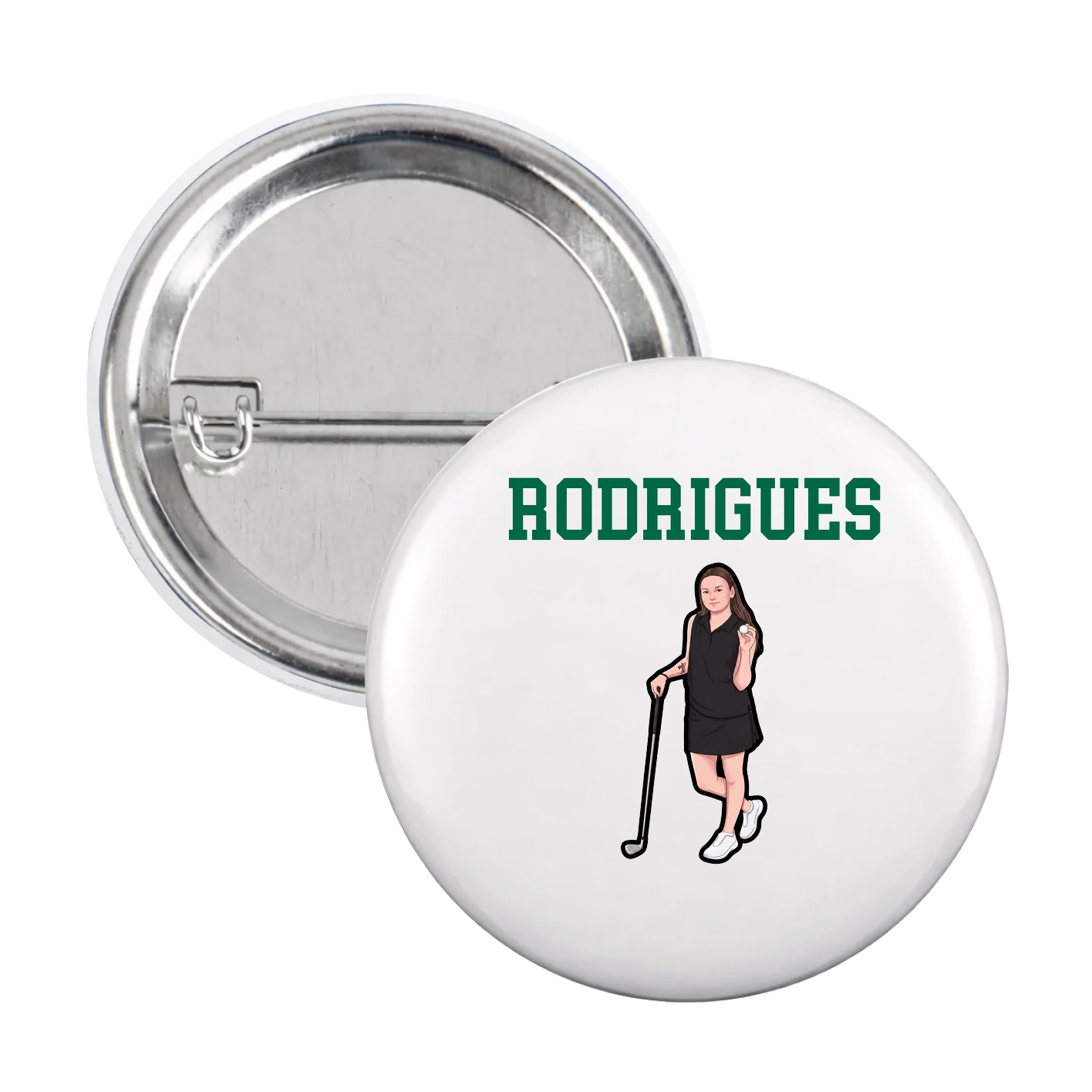 Game Day Button — Shirsey in White