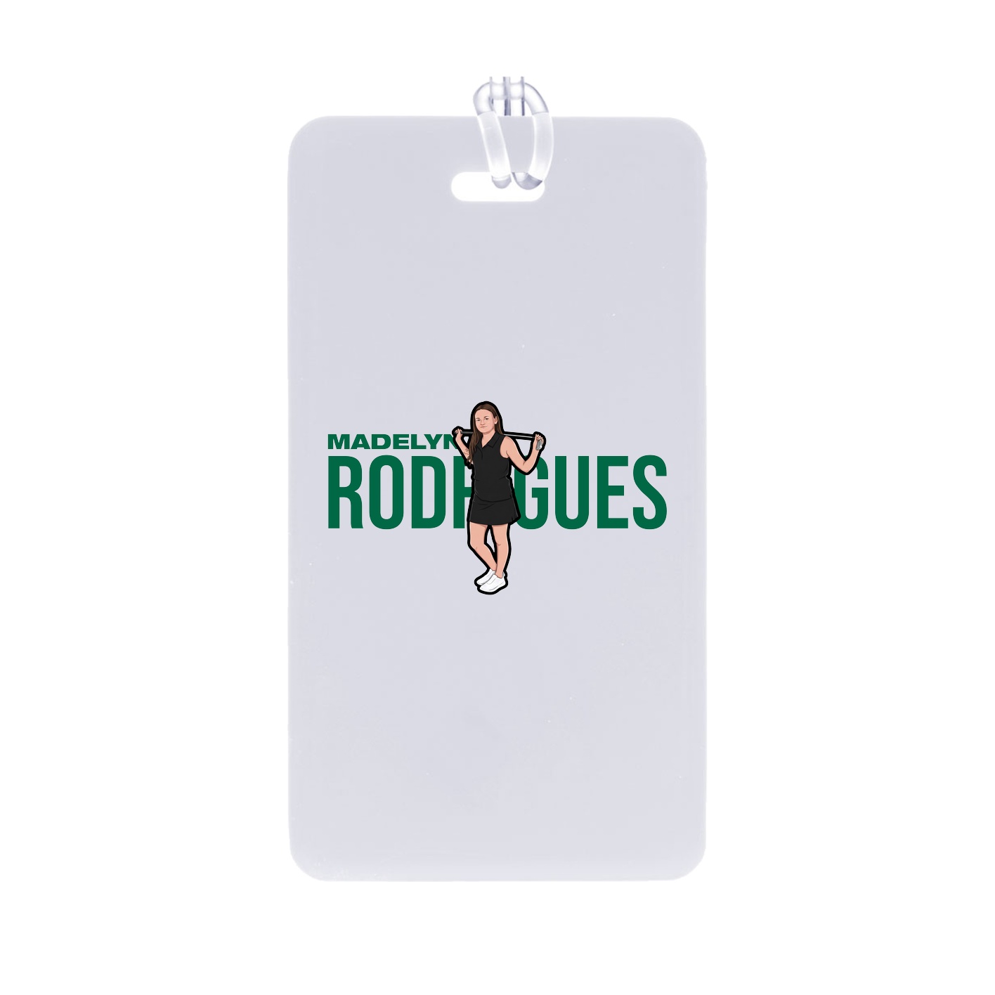 Bag Tag — Player Name in Classic