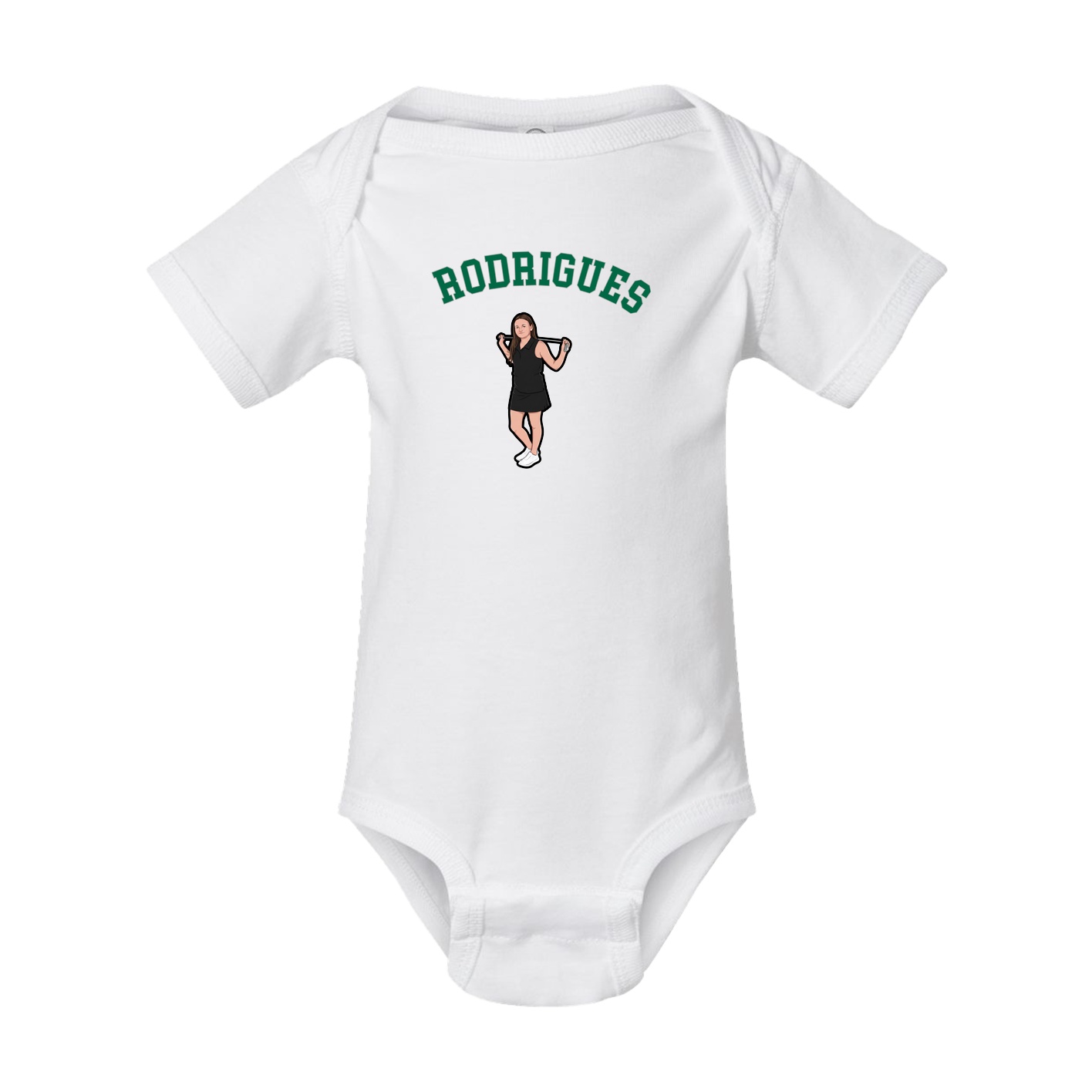 Baby Onesie — Shirsey Arch in White