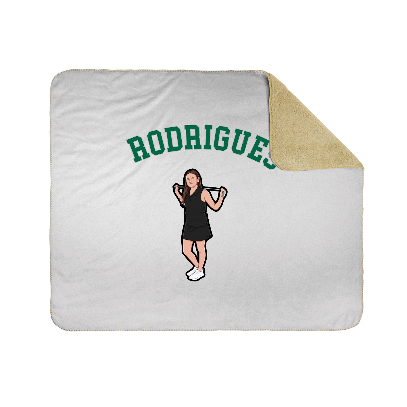 Throw Blanket — Shirsey Arch in White