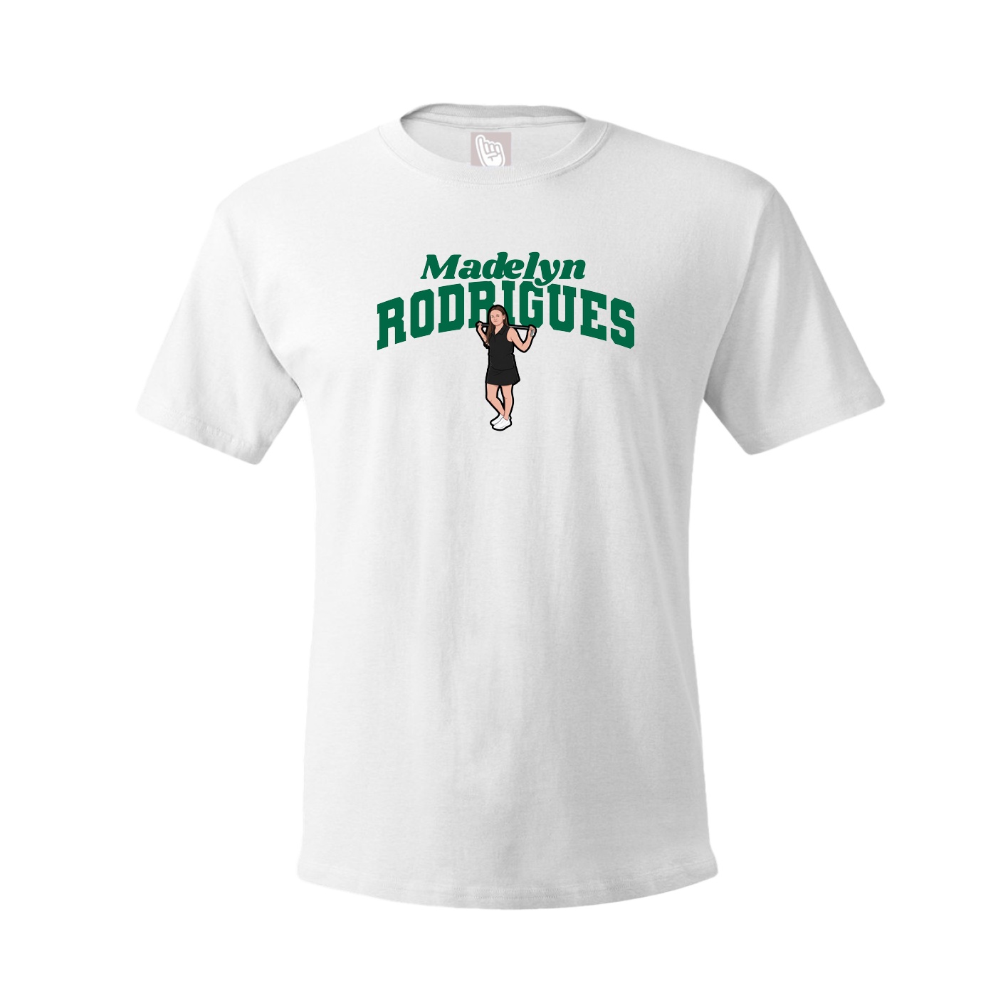 Youth Tee — Signature Arch in White