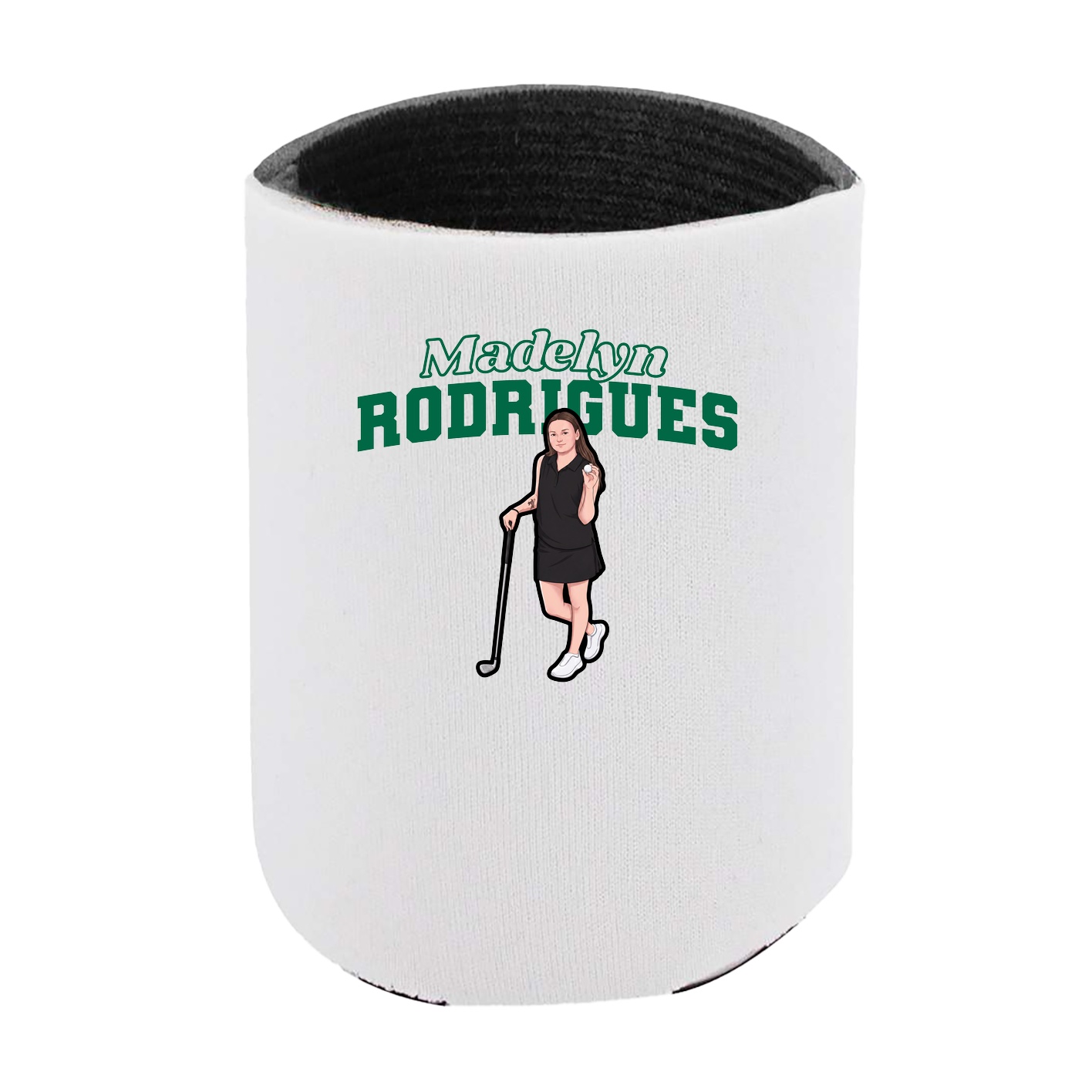 Can Holder — Name Arch in White