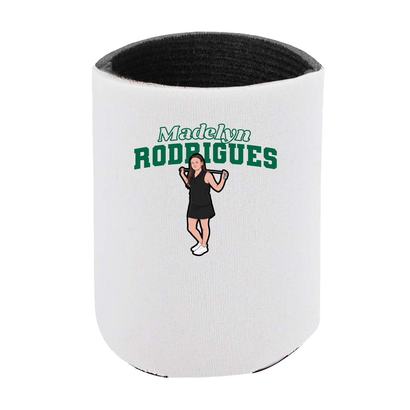 Can Holder — Name Arch in White