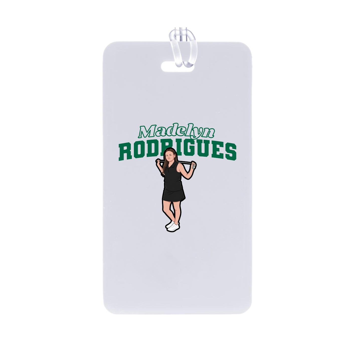 Bag Tag — Name Arch in Classic