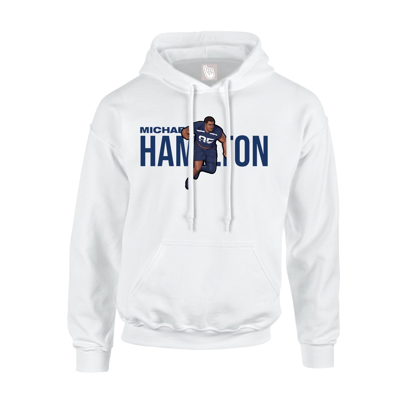 Hoodie — Player Name in White