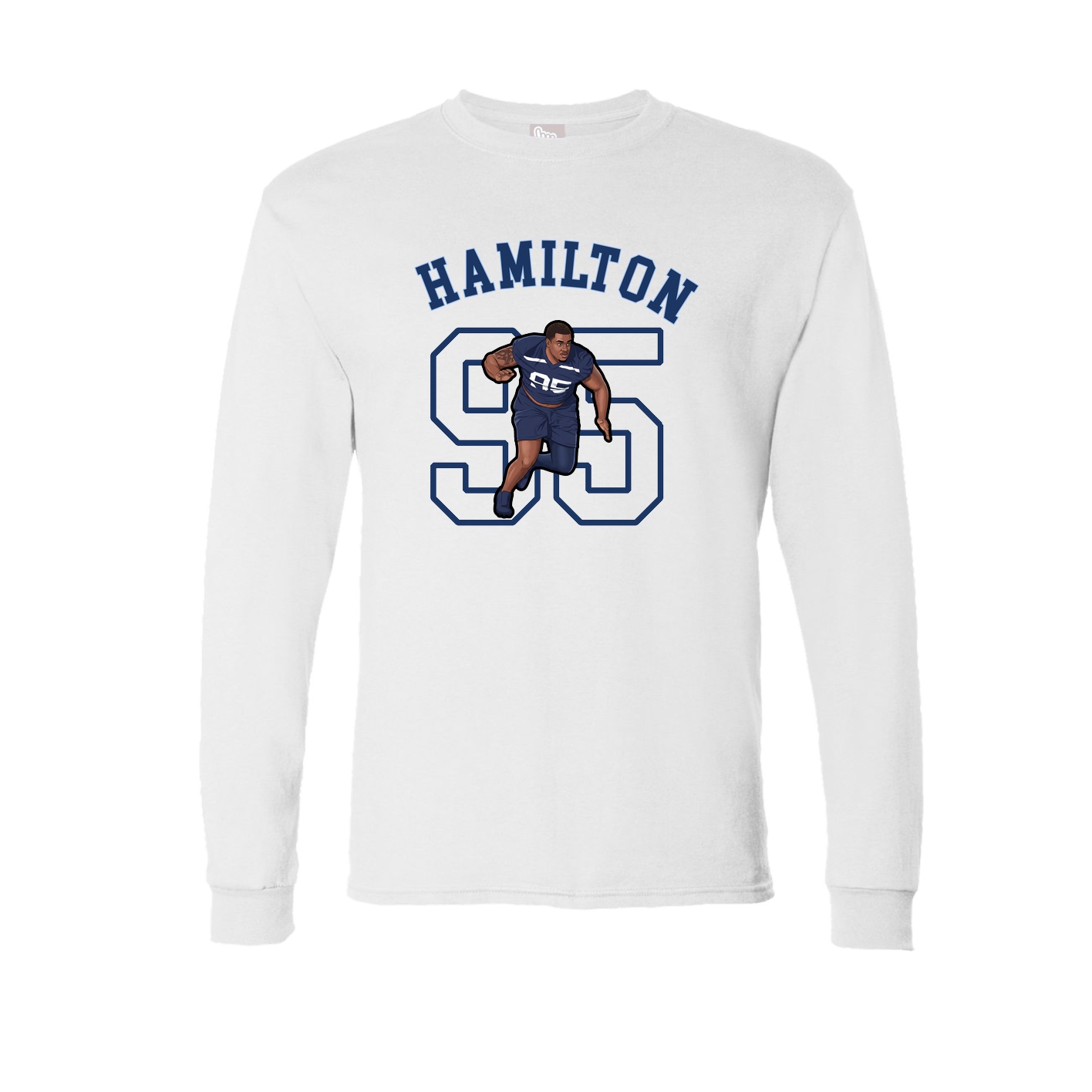 Long Sleeve Tee — Shirsey Arch in White