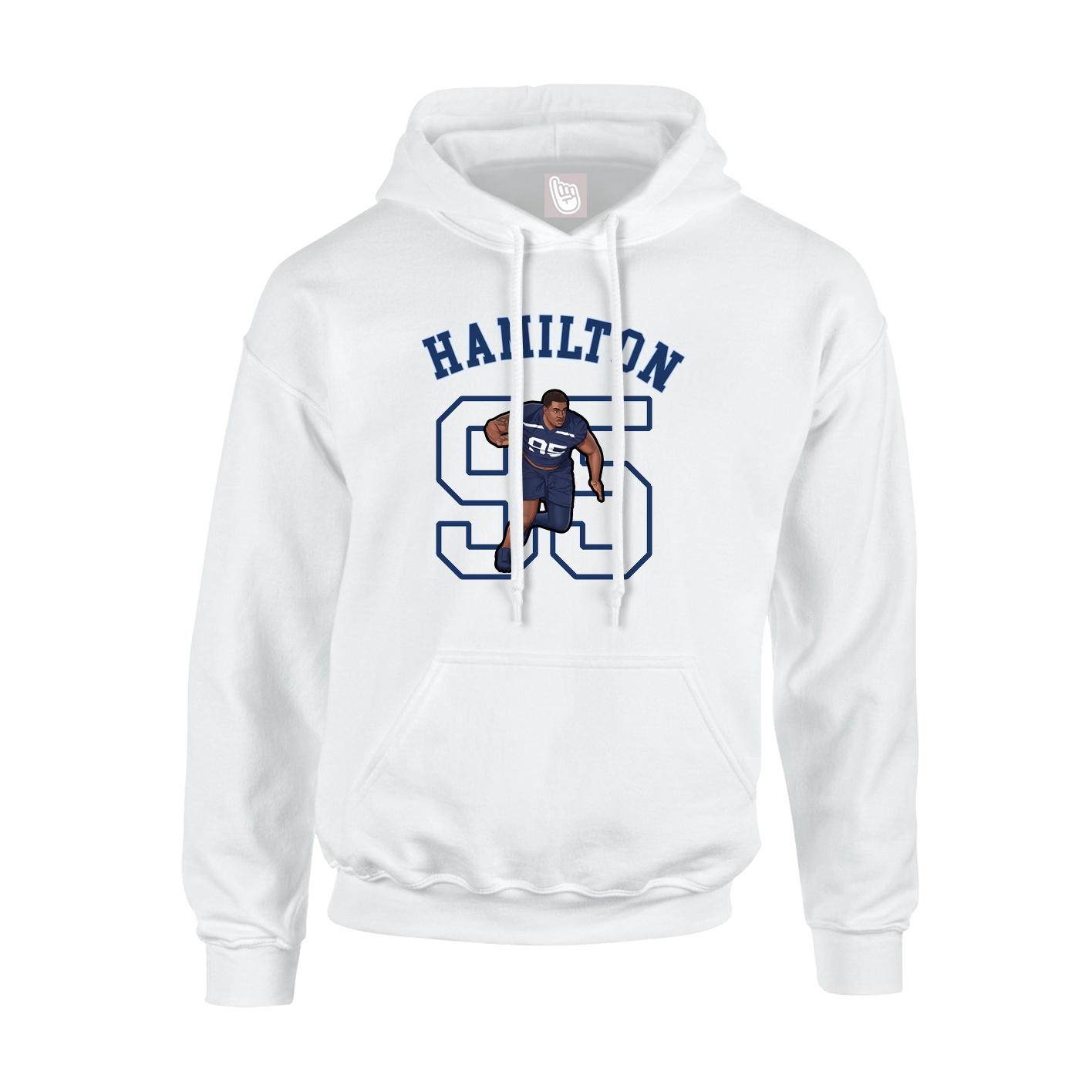 Youth Hoodie — Shirsey Arch in White