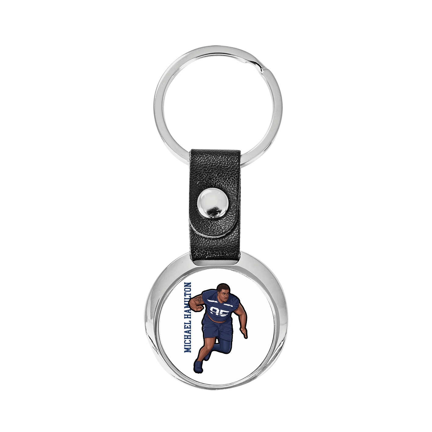 Key Chain — Name Vertical in Classic