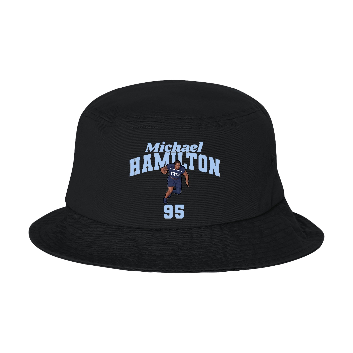 Bucket Cap — Signature Arch in Black