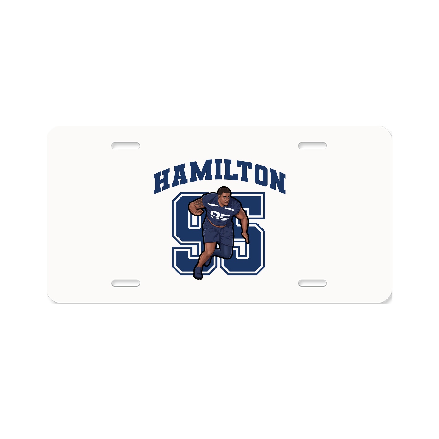 License Plate — Number in Classic