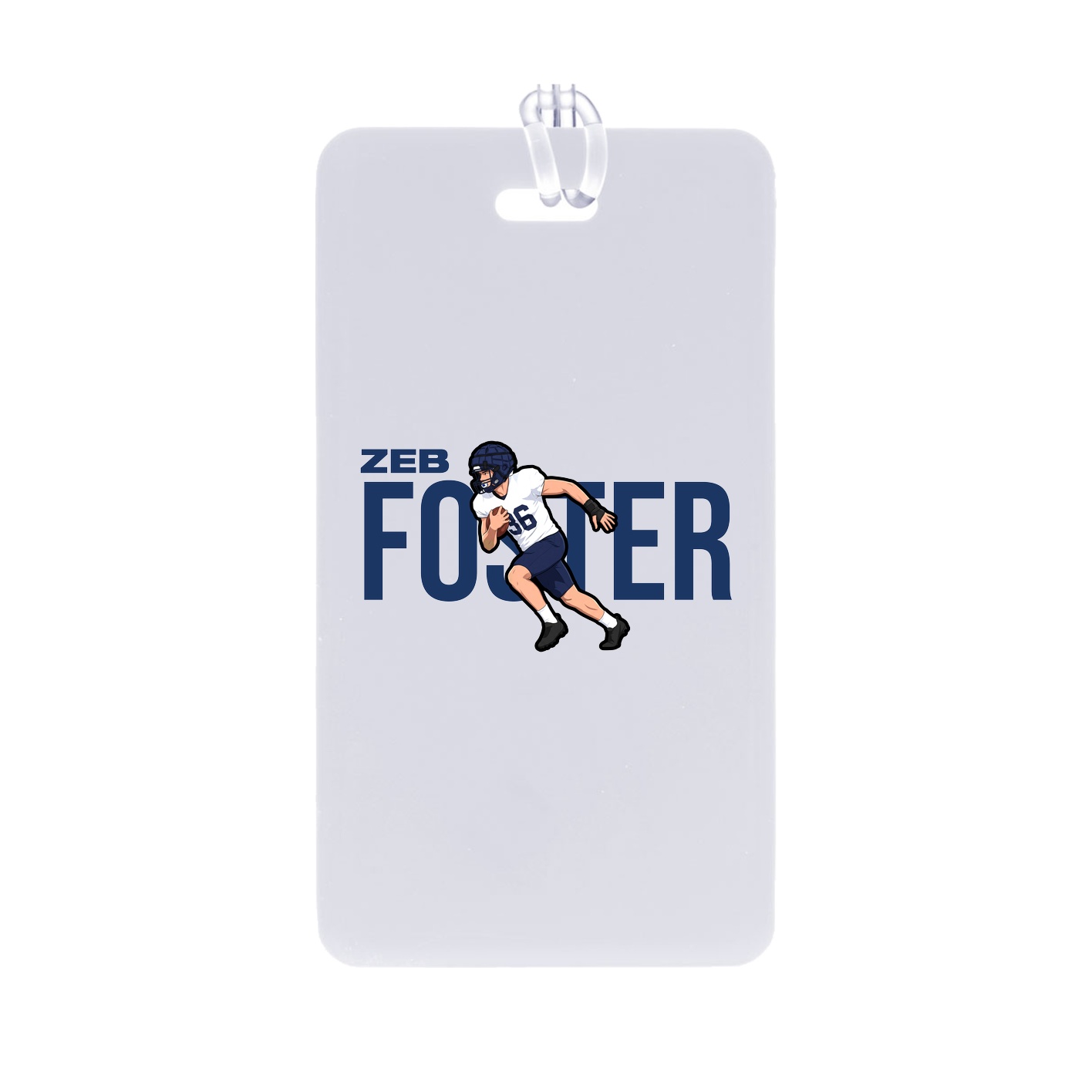 Bag Tag — Player Name in Classic