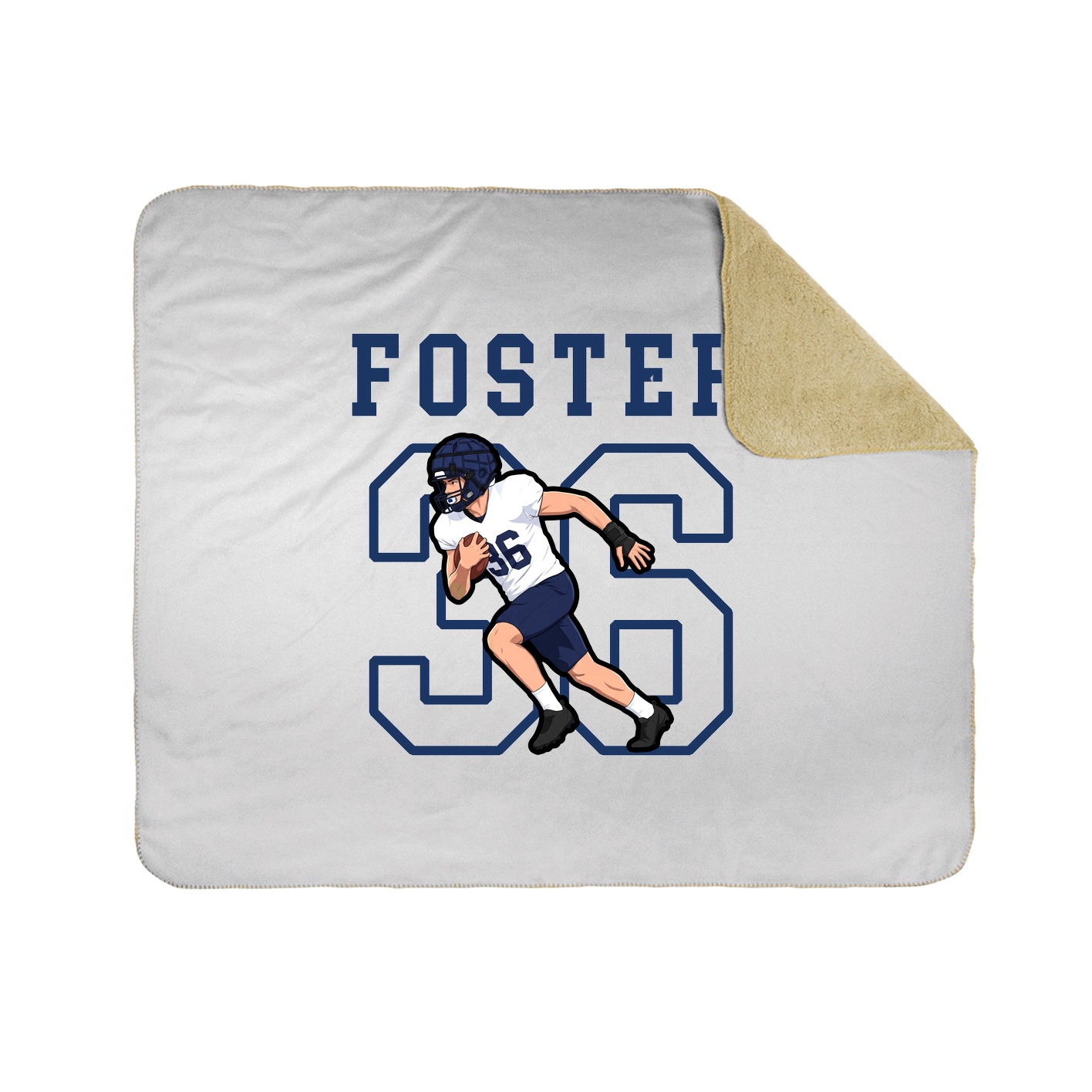 Throw Blanket — Shirsey in White