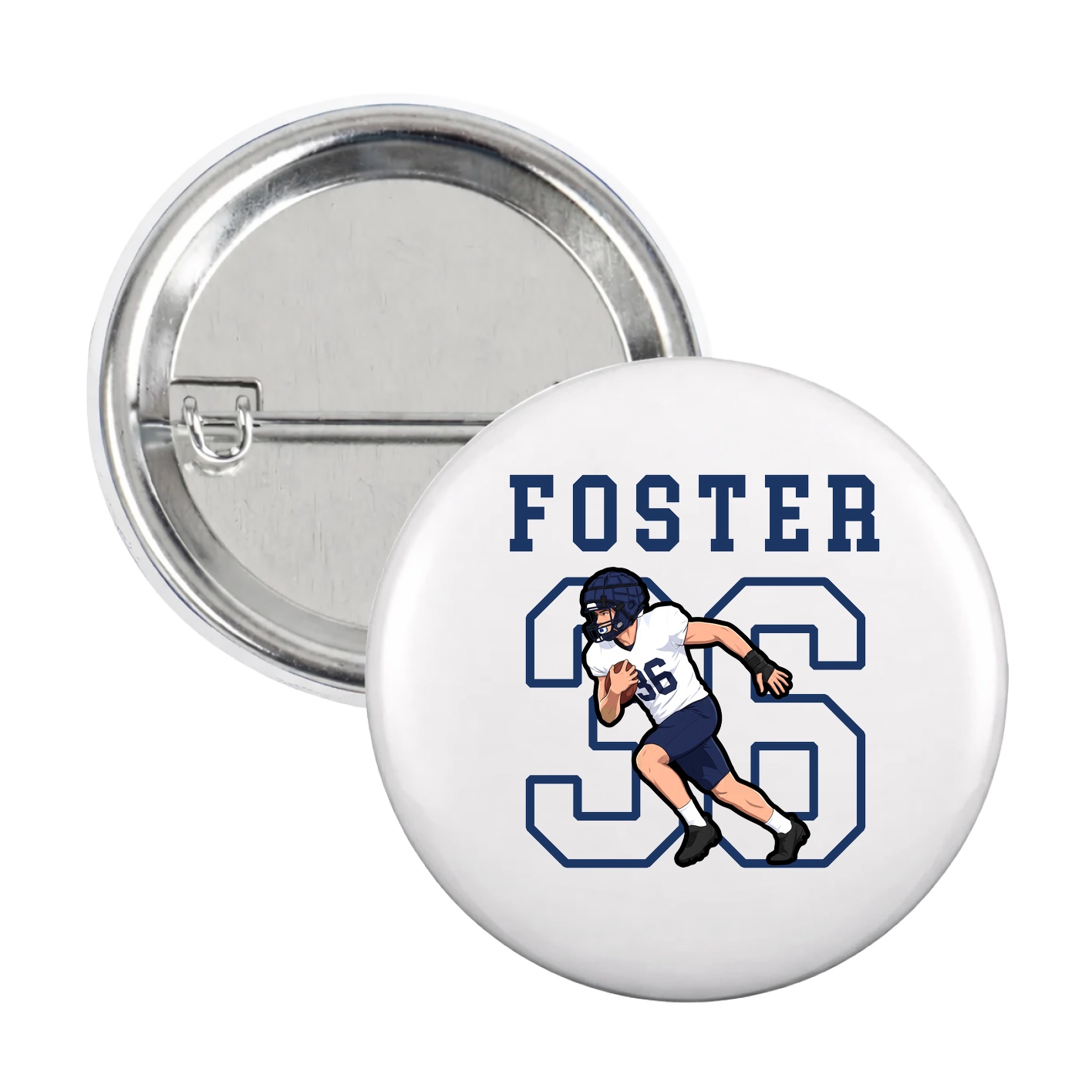 Game Day Button — Shirsey in White