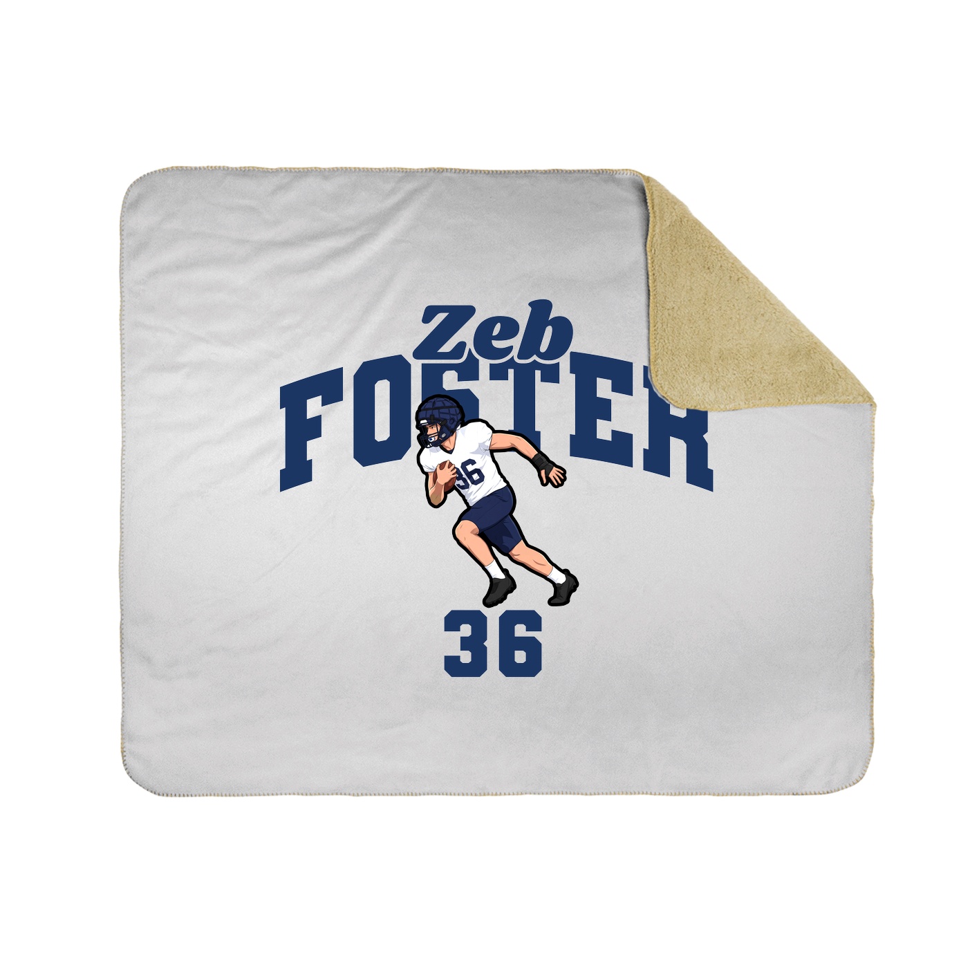 Throw Blanket — Signature Arch in White