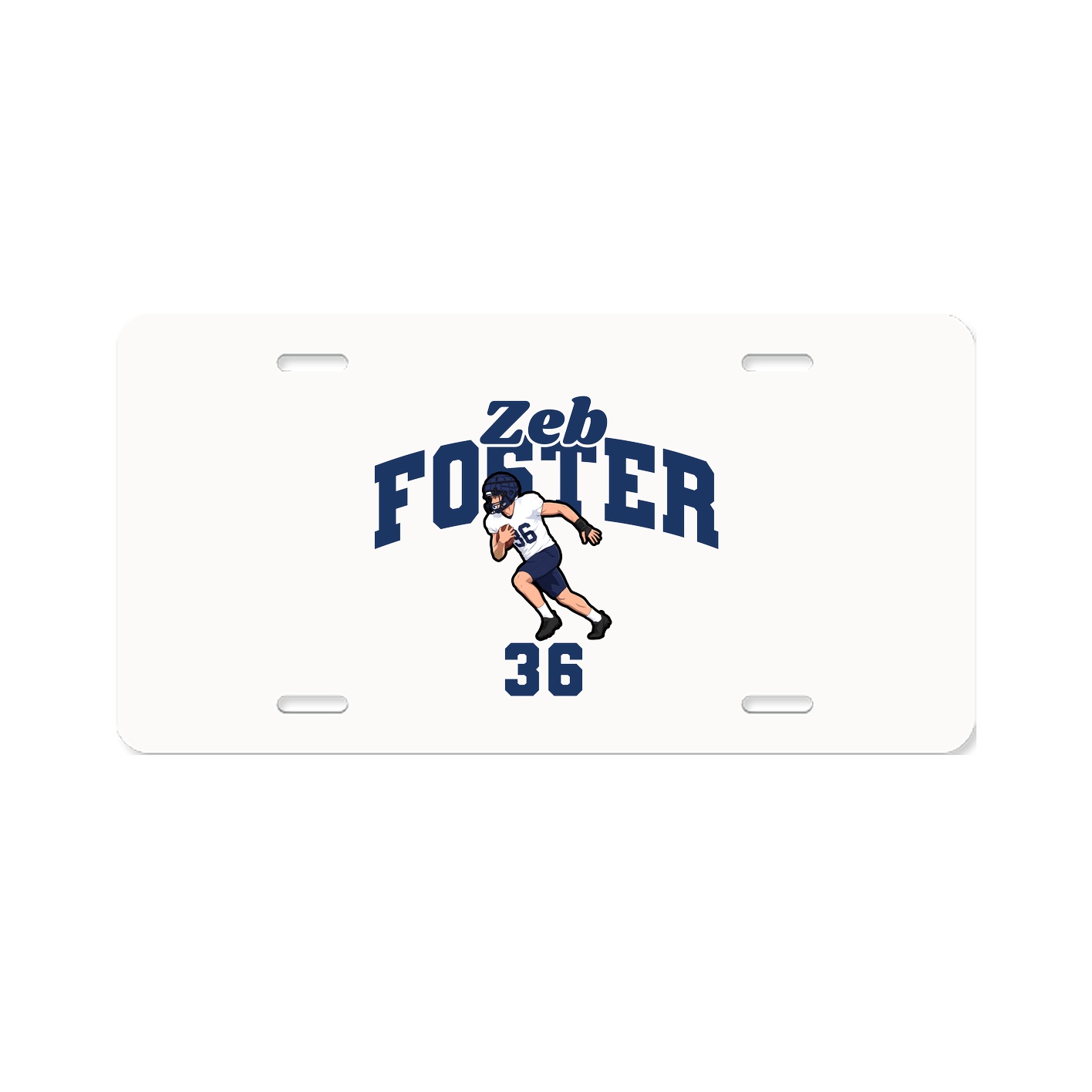 License Plate — Signature Arch in Classic