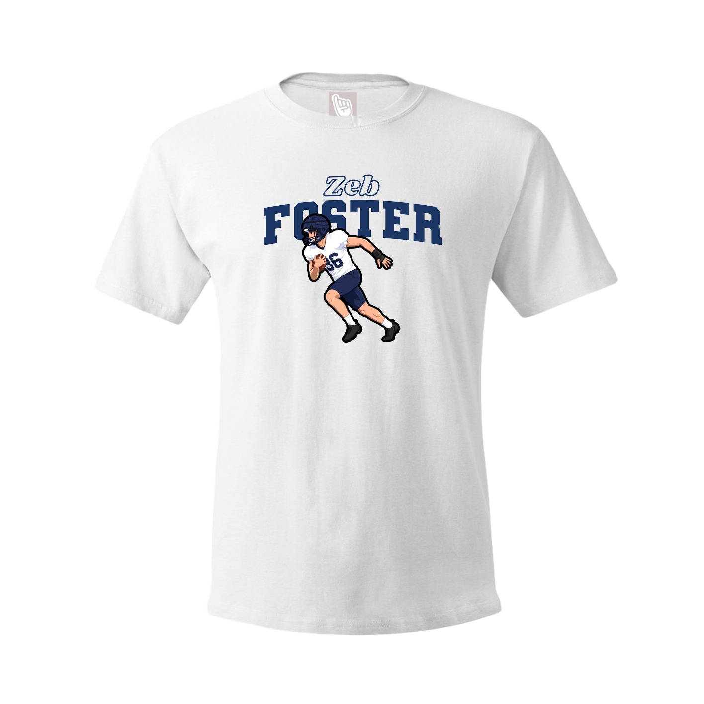 Tee — Name Arch in White