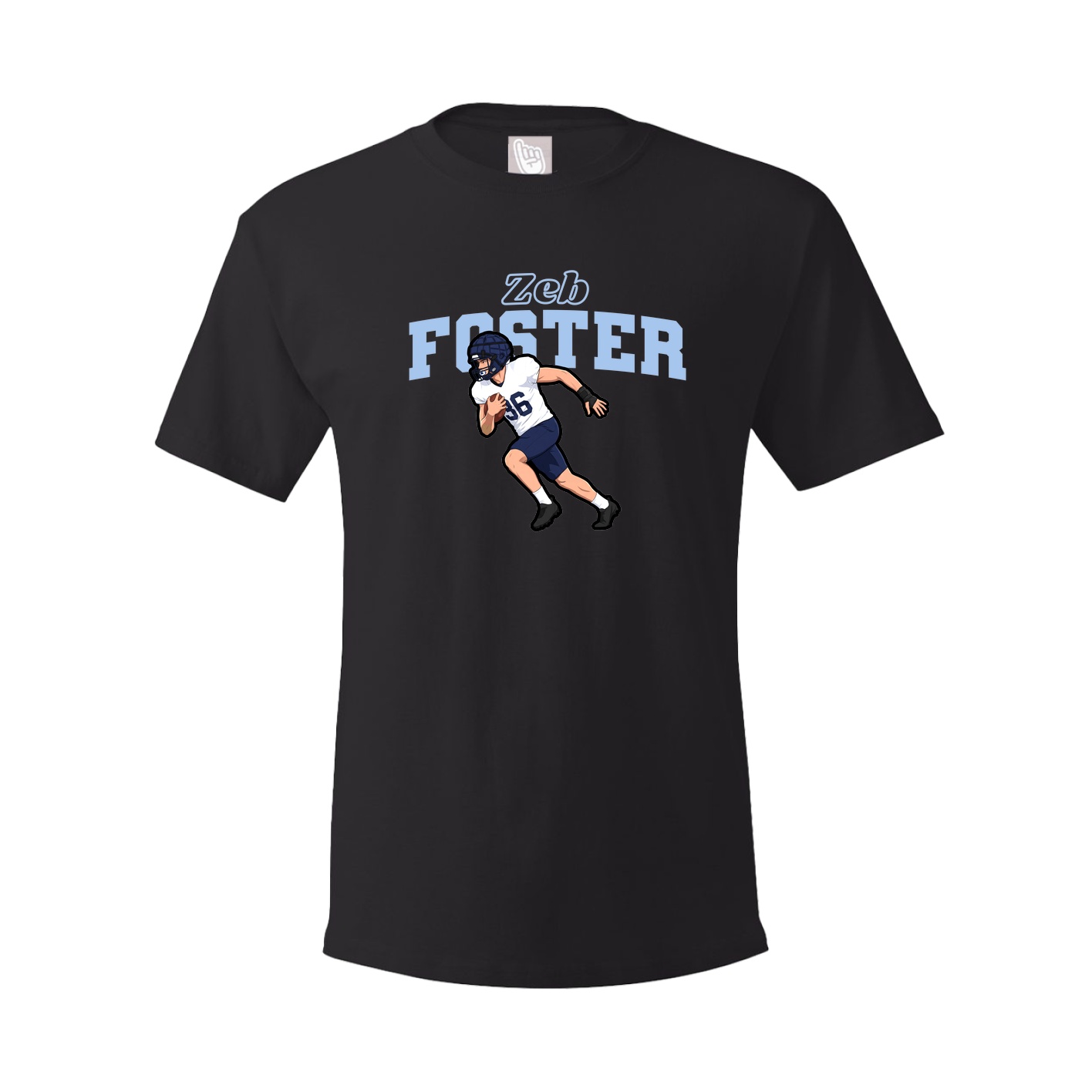 Youth Tee — Name Arch in Black