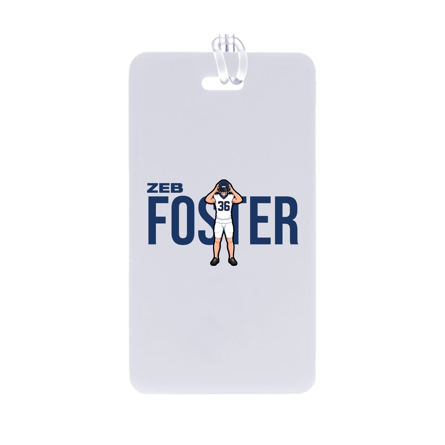 Bag Tag — Player Name in Classic