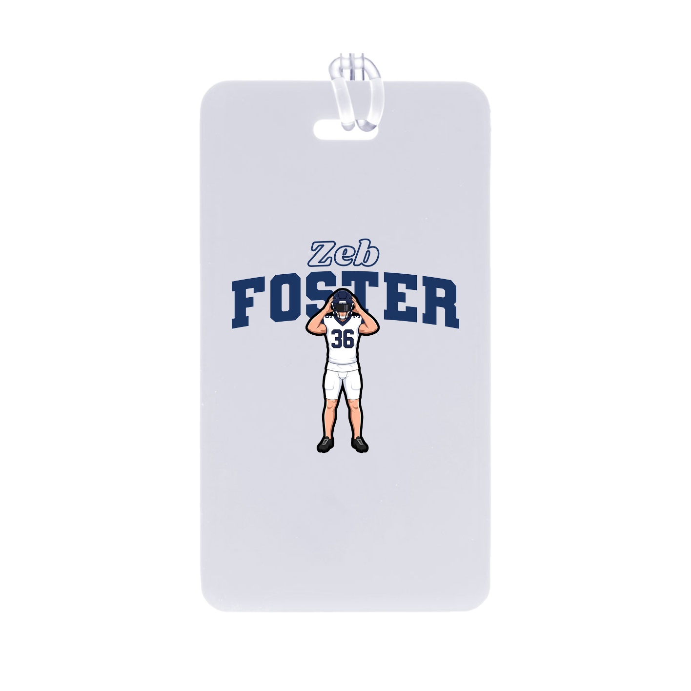 Bag Tag — Name Arch in Classic