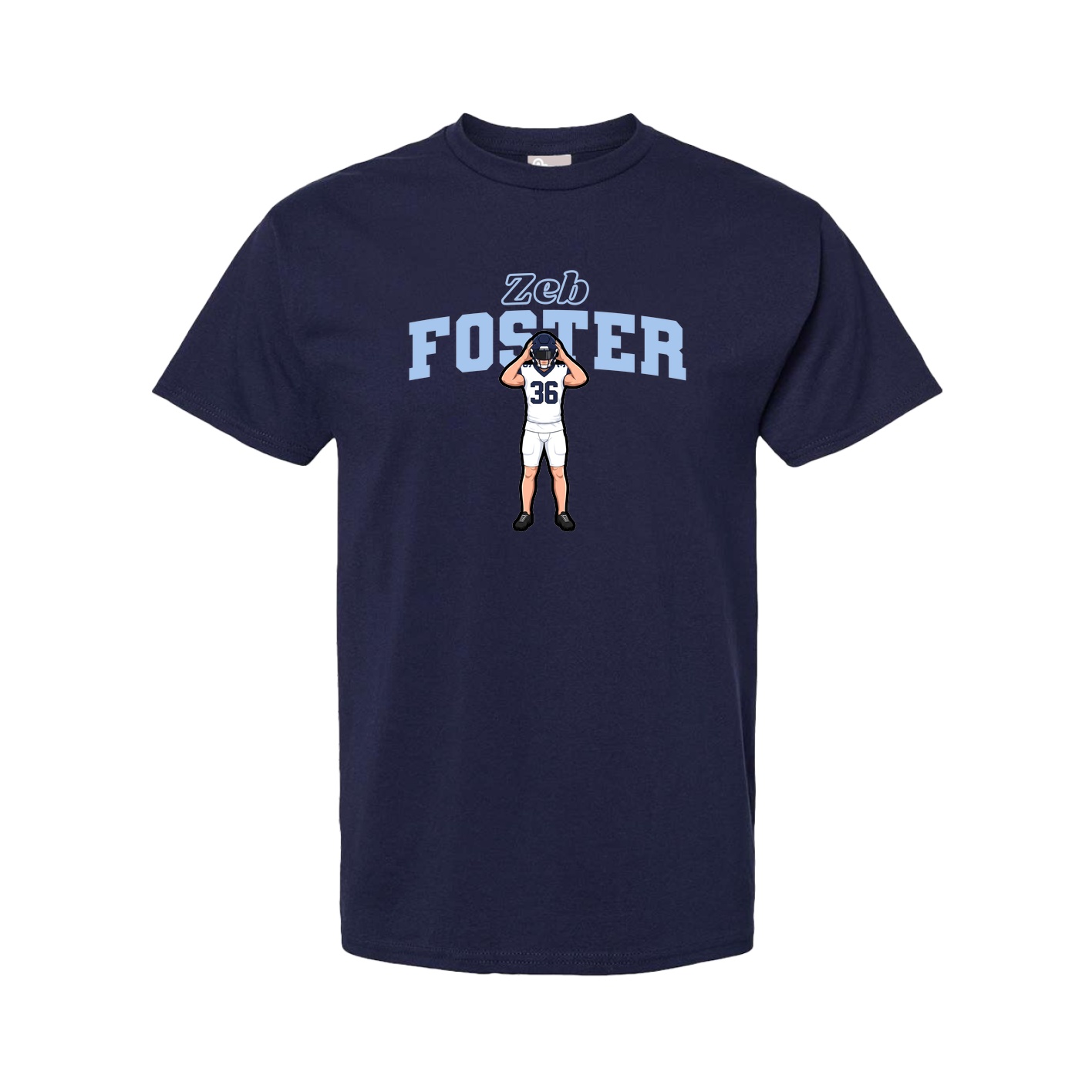 Tee — Name Arch in Navy
