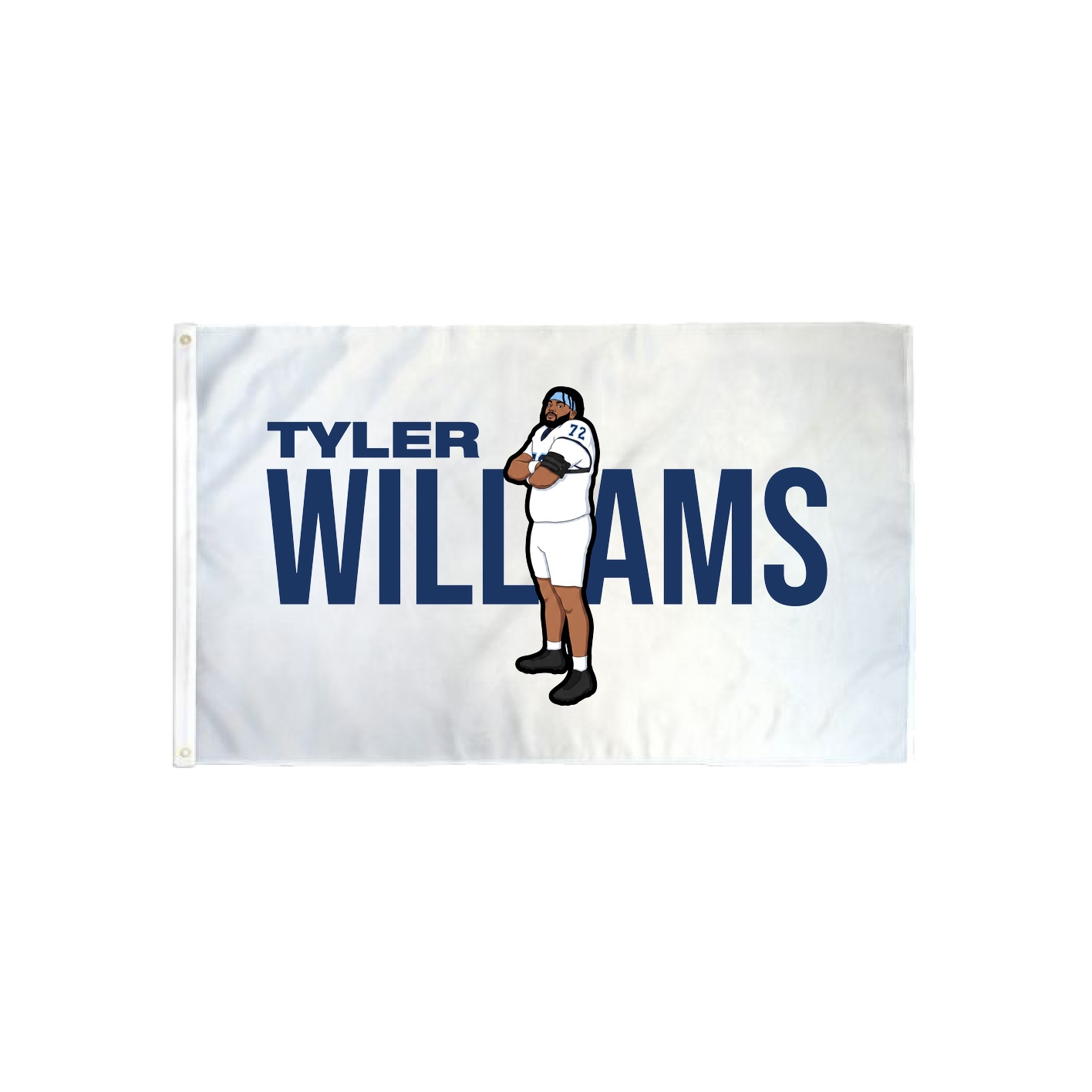 3x5 Flag — Player Name in Classic
