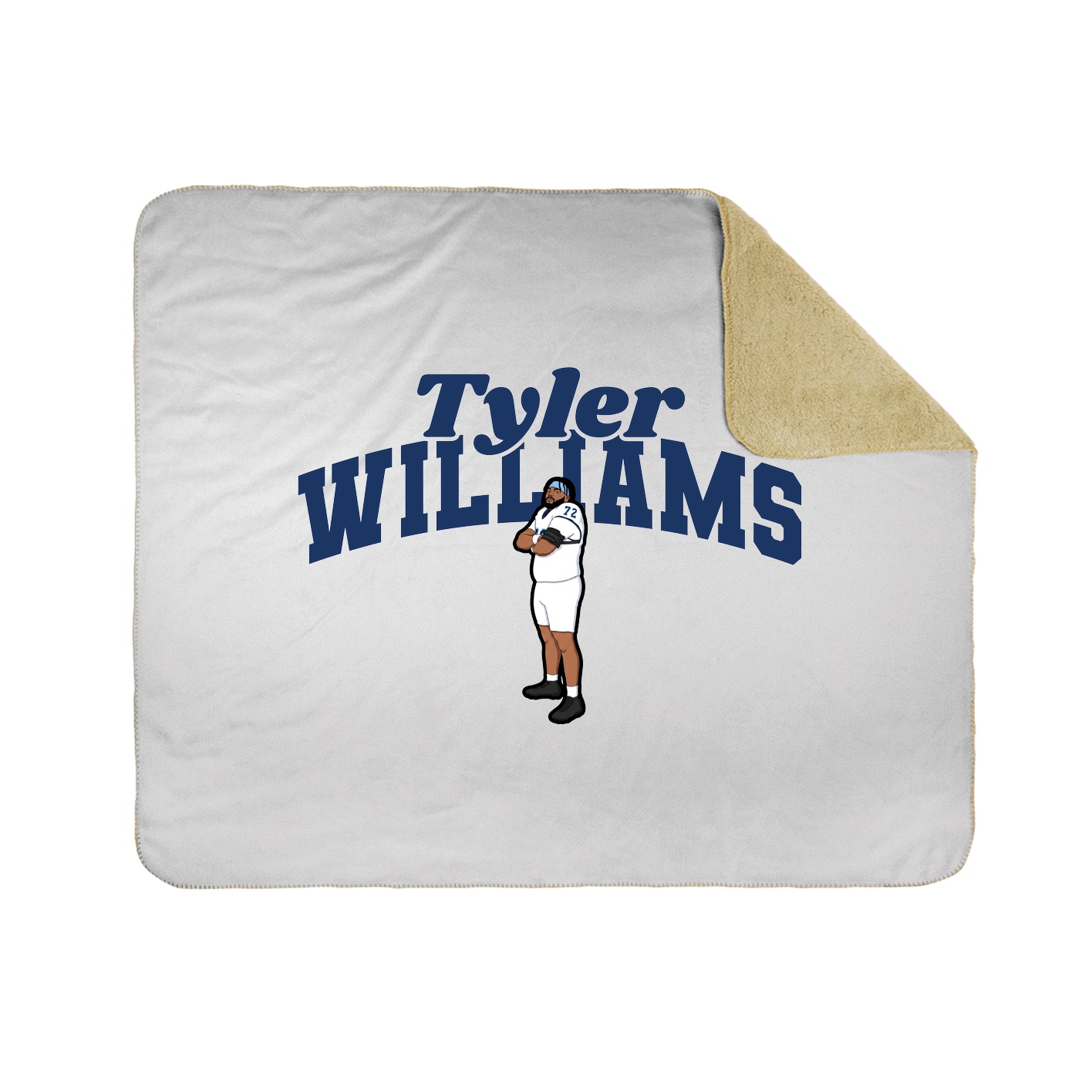 Throw Blanket — Signature Arch in White
