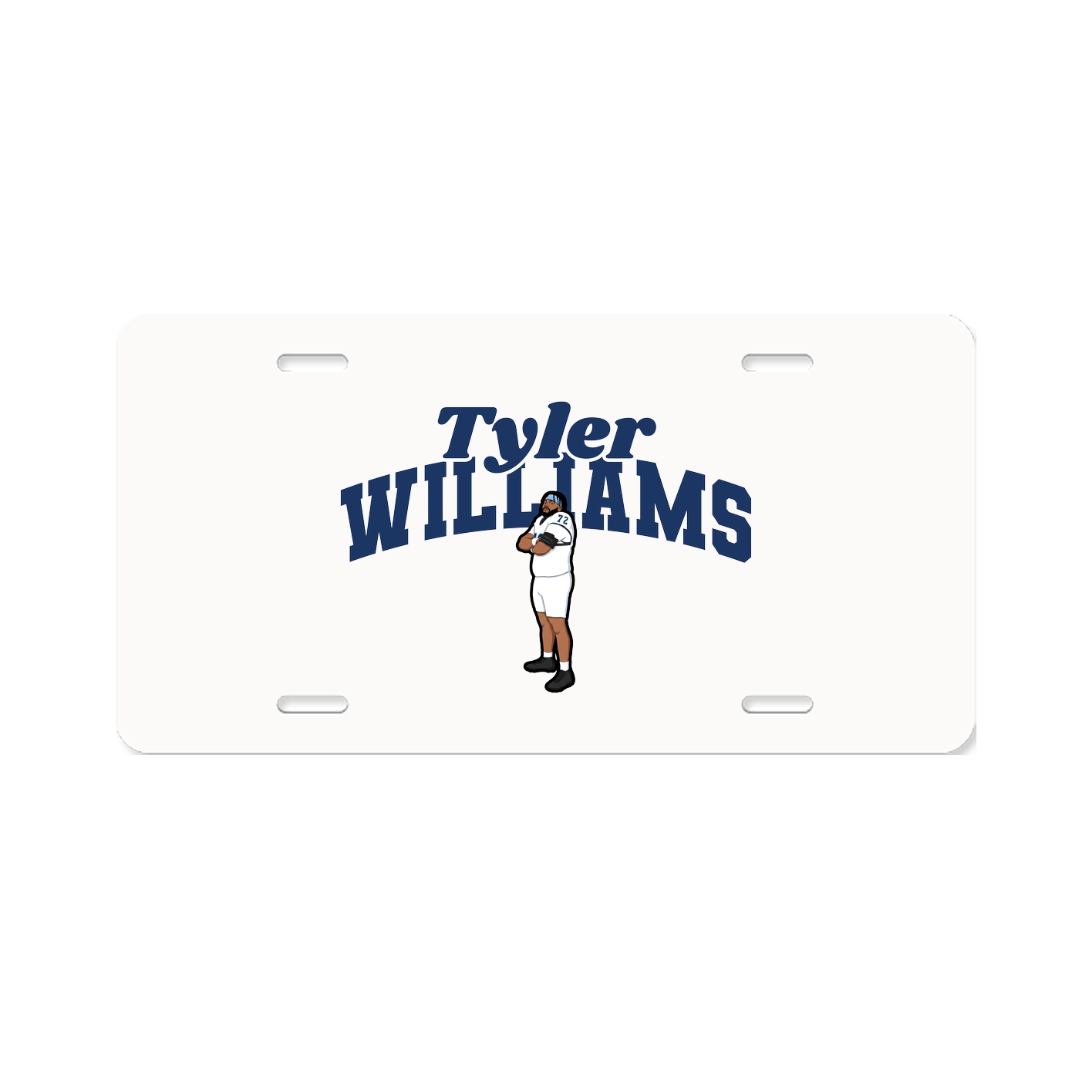 License Plate — Signature Arch in Classic