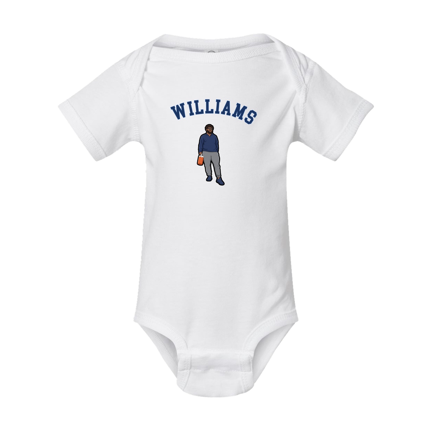 Baby Onesie — Shirsey Arch in White