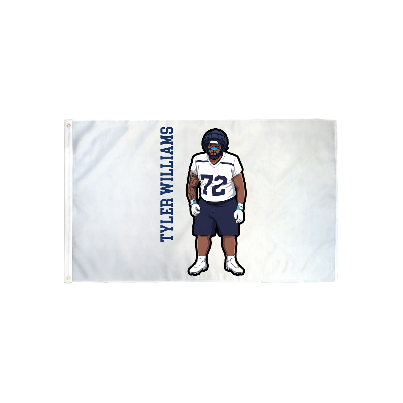 3x5 Flag — Name Vertical in Classic
