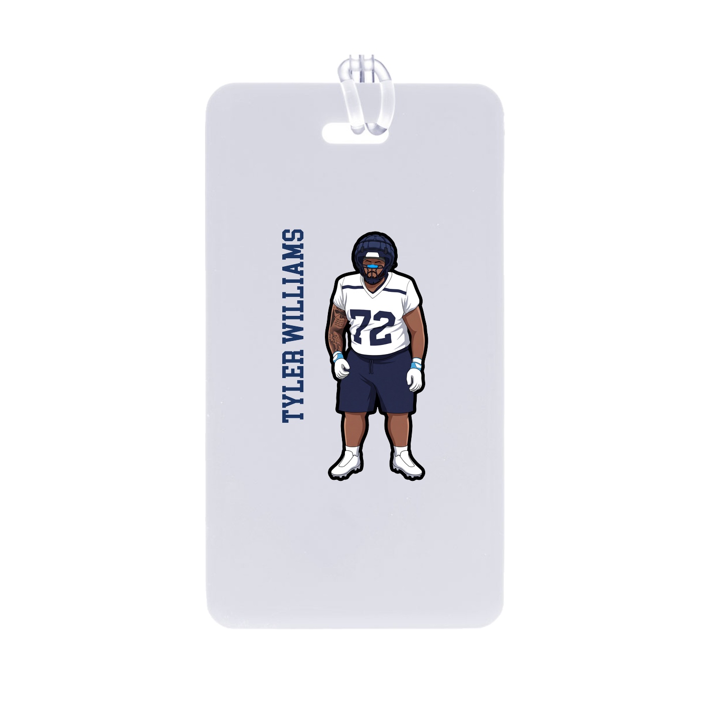 Bag Tag — Name Vertical in Classic