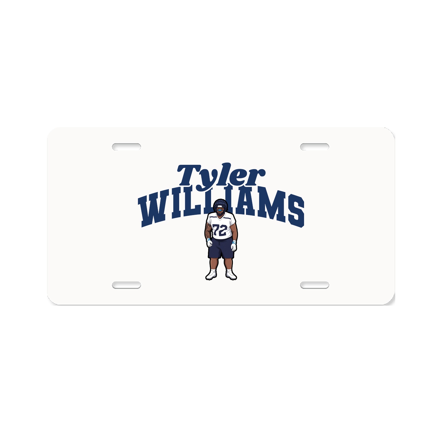 License Plate — Signature Arch in Classic