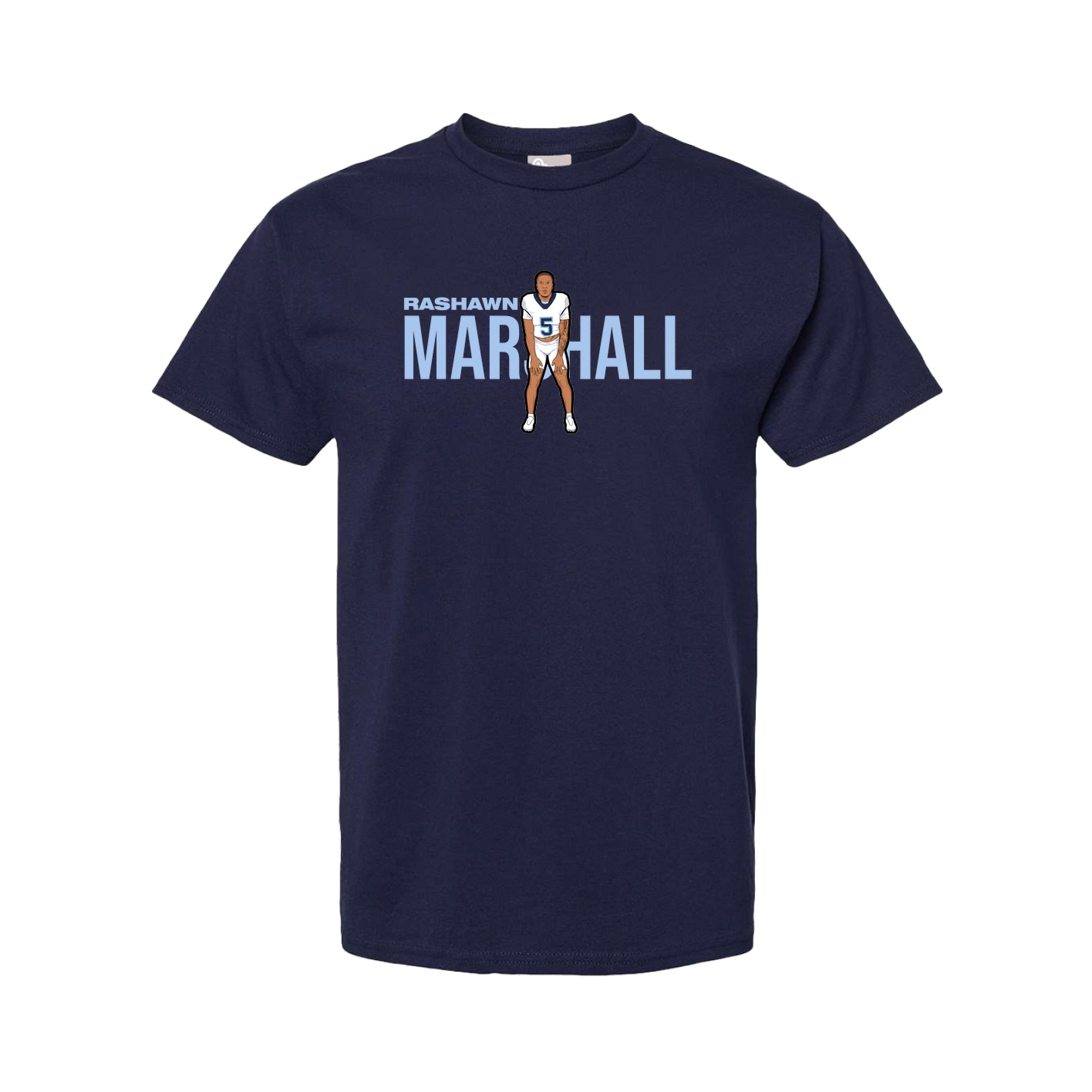 Youth Tee — Player Name in Navy