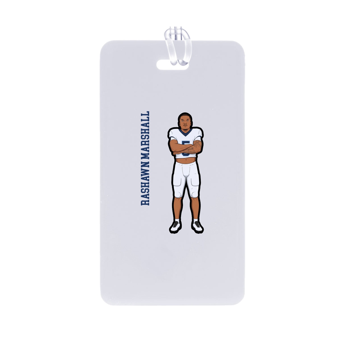 Bag Tag — Name Vertical in Classic