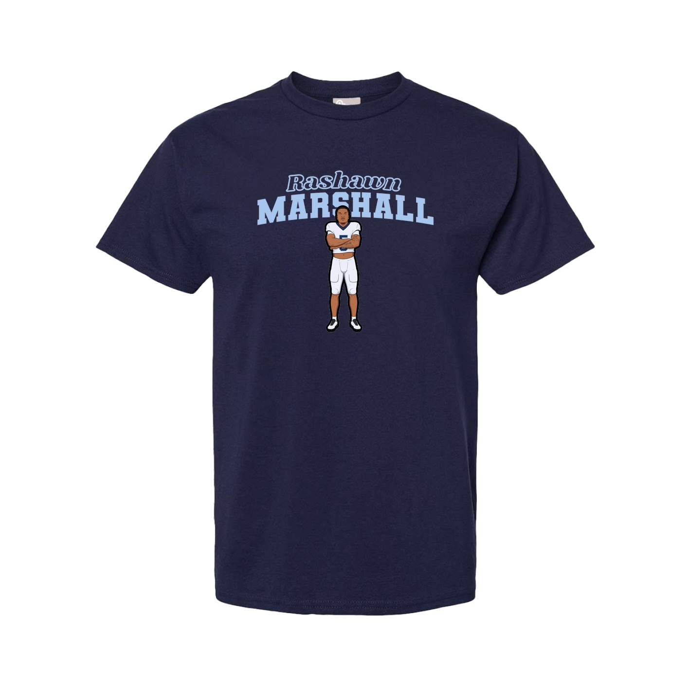 Tee — Name Arch in Navy