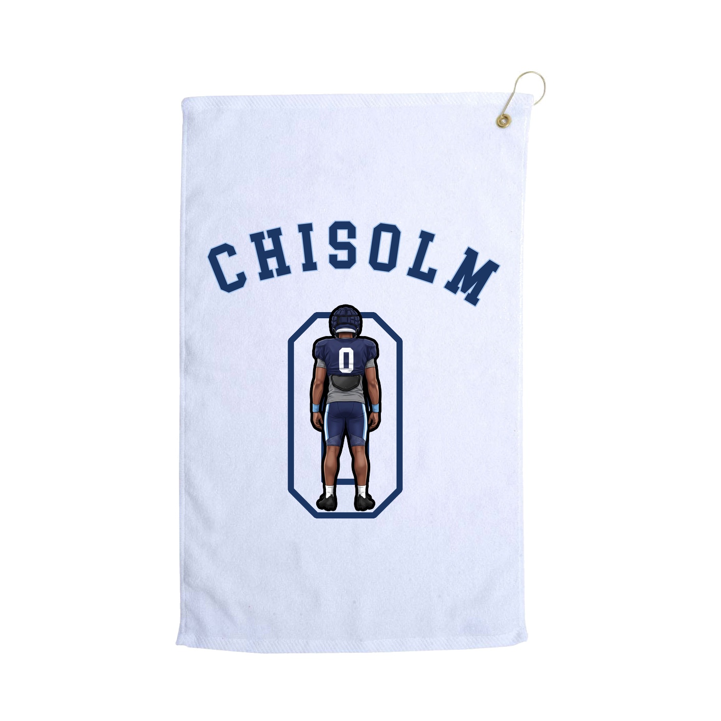 Golf Towel — Shirsey Arch in White
