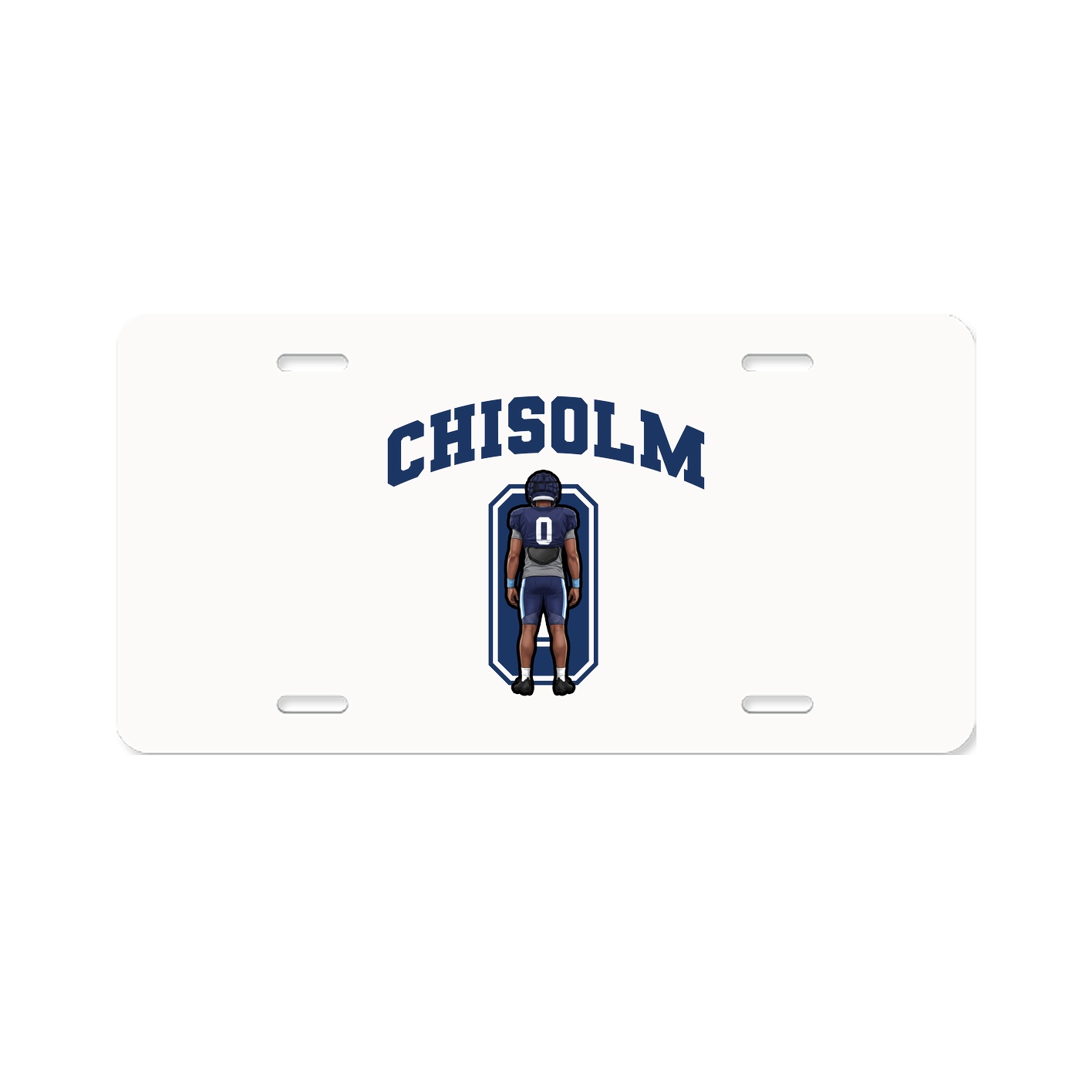 License Plate — Number in Classic