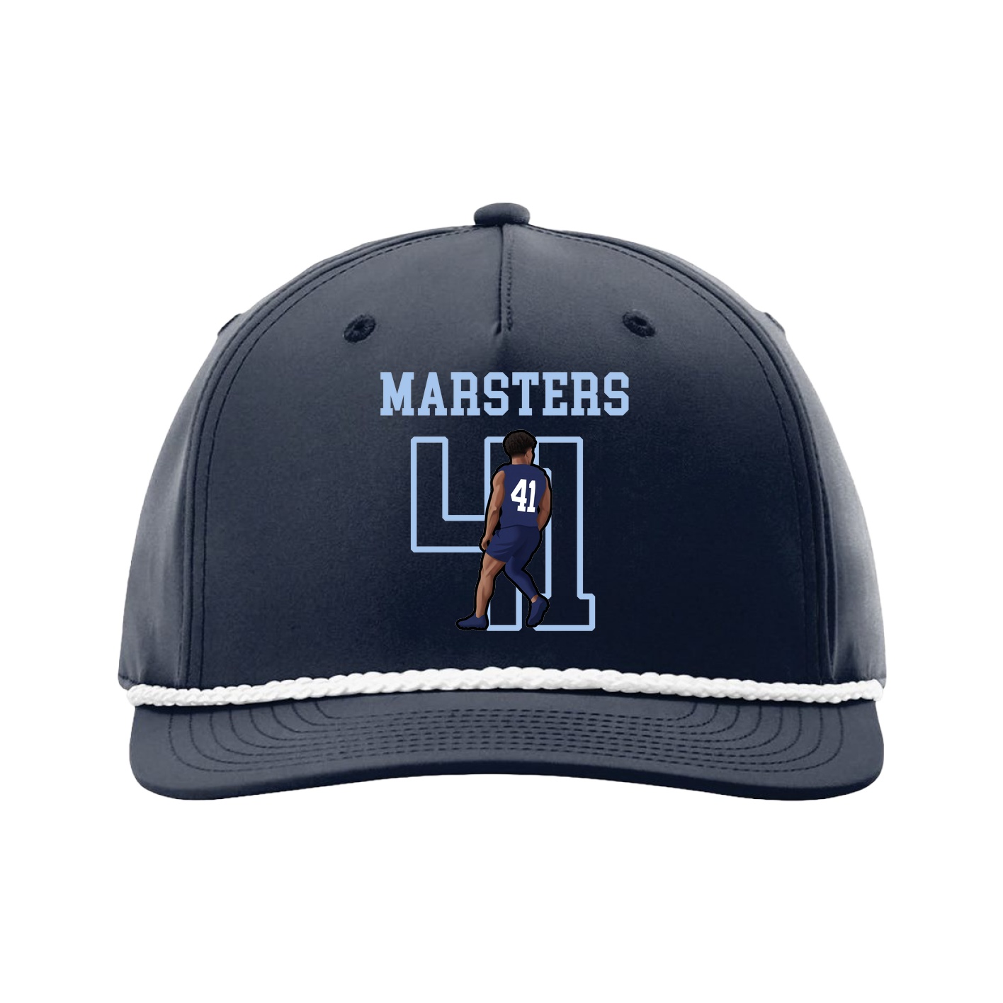 Five-Panel Classic Rope Cap — Shirsey in Navy